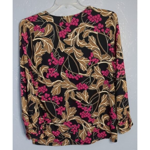 Ann Taylor Factory Womens Floral Long Sleeve Top Skirt Set Size L - Picture 9 of 13